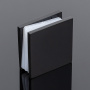 K02-202BLK/sus304 Коннектор стена-стекло 90˚, черный матовый, sus304