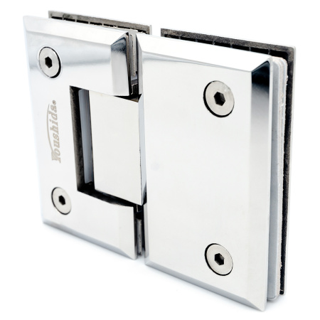 CL-303S-PC Петля стекло-стекло 180°, Хром глянцевый