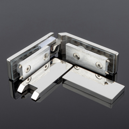 P03-104CR/sus304 Петля стекло-стекло 135˚, хром, sus304 P03-104CR/sus304 Петля стекло-стекло 135˚, хром, sus304