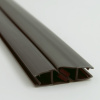 PVH04-902GFM8 Магнитный уплотнительный профиль, 180° скошенный угол для стекла 8 мм , 2500мм, premium