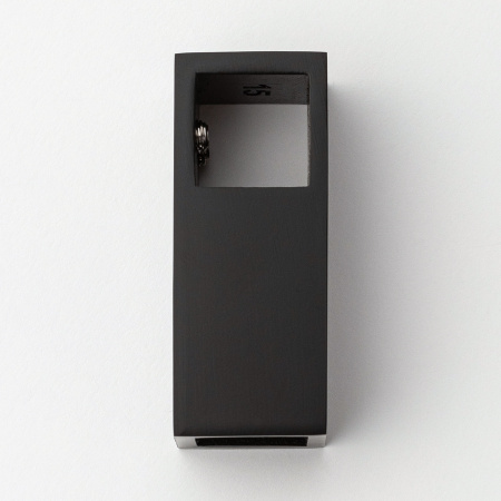 T-образное крепление штанги 15х15 матовый черный S10-1503BL