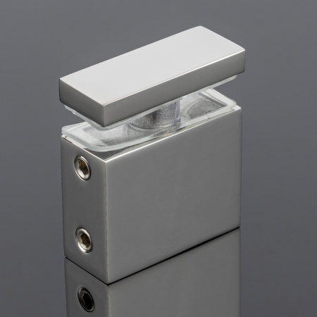 S02-505CR/sus304 Соединитель труба-стекло 30х10, хром, sus304