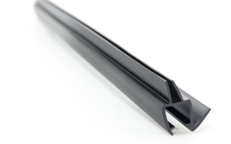 PVH04-913BKL8 Уплотнительный профиль для стекла 8мм, 2500 мм, premium