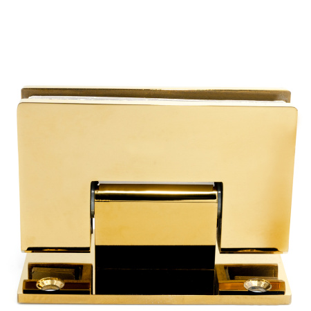 CL-102S-PG Петля крепление стекло-стена 90°, Золото