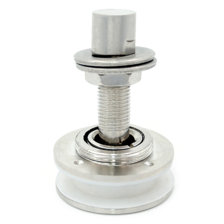 RT-111-MT Крепление спайдера к стеклу (Рутель), Хром Матовый