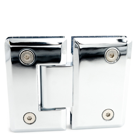 CL-404Z-PC Петля крепление стекло-стекло 180°, Хром глянцевый