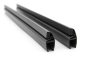 PVH04-907BKL8 Магнитный уплотнительный профиль для стекла 8 мм, регулируемый 90°- 180°, 2500мм, premium