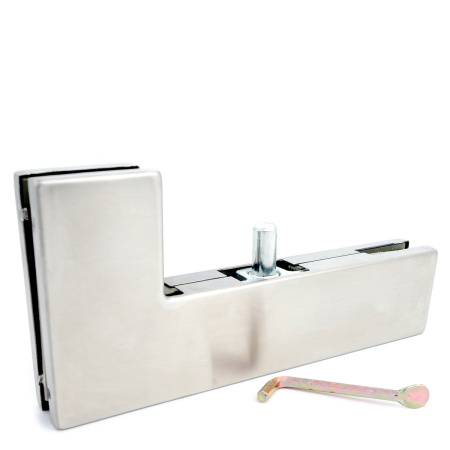 CA-040-MC Фитинг угловой соединительный с осью, Хром Матовый