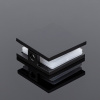 K02-202BLK/sus304 Коннектор стена-стекло 90˚, черный матовый, sus304