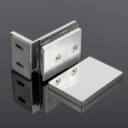 K02-203CR/sus304 Коннектор стекло-стена, хром, sus304