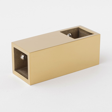 T-образное крепление штанги 15х15 золото глянцевое S10-1503GD