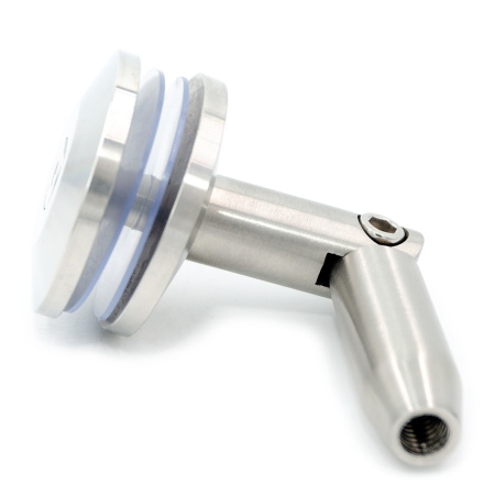 CG-03 Крепление козырька, тяга-стекло, Хром Матовый