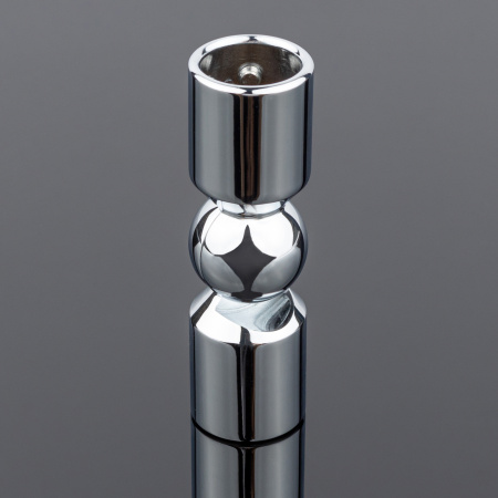 S02-510CR/brass Соединитель трубы ф19 90°-180°, хром, латунь