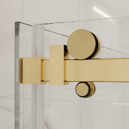 Комплект фурнитуры СП-ПЯЗ3 для раздвижной душевой кабины из стекла