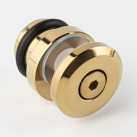 Фиксатор стекла к штанге 30х10 нижний золото глянцевое S10-F3001GD