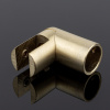 D02-509BGM/brass Держатель стекла ф19 торцевой 90°, брашированное золото, латунь