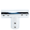 CK-506D19-PC Коннектор труба-труба Т-образный, D19мм, Хром глянцевый