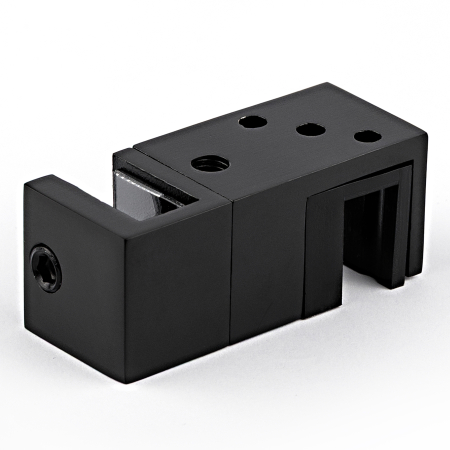 N02-402BLK/sus304 Нижняя направляющая двойная, черный матовый,sus304