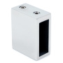 CK-106D30-PC Коннектор трек-стена прямоугольный, регулируемый, 30*10, Хром глянцевый