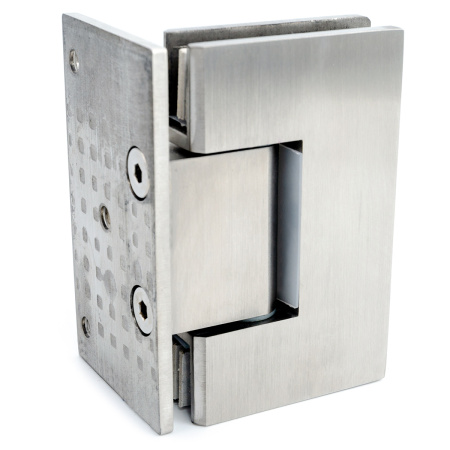 CL-103S-MC Петля крепление стекло-стена 90°, Хром Матовый