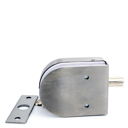 LC-18A-SSS Замок с ответной планкой в стену, Хром Матовый