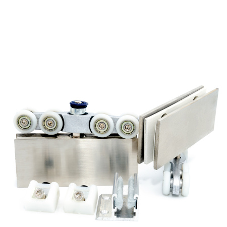 WJ-502-MC Комплект фурнитуры для раздвижной системы, SUS304, Хром Матовый