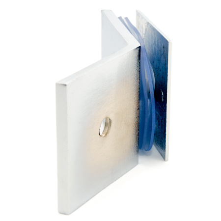 CP-305S-PC Коннектор стекло-стена 135°, Хром глянцевый