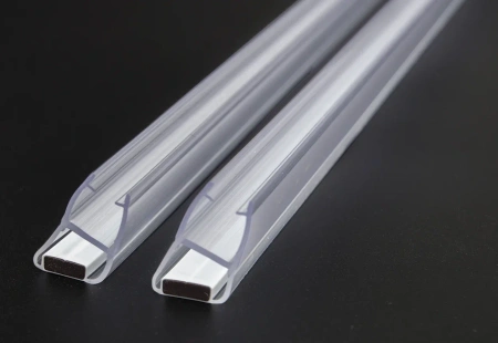 PVH04-904KW8 Магнитный уплотнительный профиль,  135° скошенный угол для стекла 8 мм , 2500мм, premium PVH04-904KW8 Магнитный уплотнительный профиль,  135° скошенный угол для стекла 8 мм , 2500мм, premium