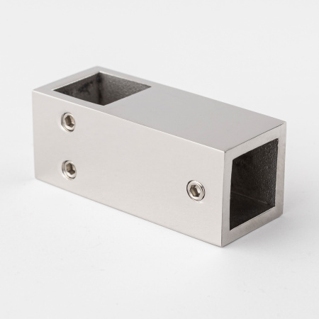 T-образное крепление штанги 15х15 Хром глянцевый S10-1503PC