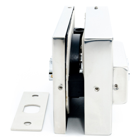 Замок для стеклянной двери LA075A-PC, Хром глянцевый