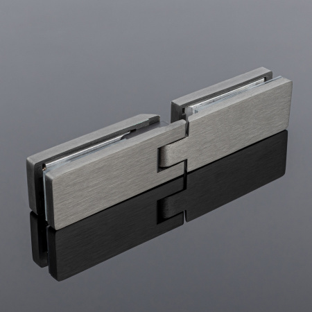 P03-105GRF/sus304 Петля стекло-стекло 180°, графит матовый, sus304