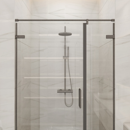 Комплект фурнитуры СП-ПГ1 для душевой кабины из стекла