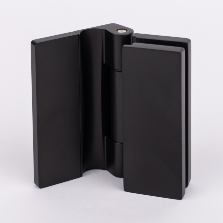 Петля стена-стекло с крышкой 90°,черный матовый, латунь H79L-BLK/brass Петля стена-стекло с крышкой 90°,черный матовый, латунь H79L-BLK/brass
