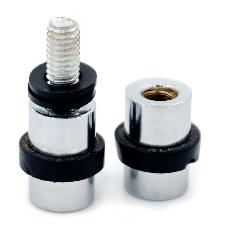 SS-606-PC Держатель полки без фиксации двухсторонний, SS-606, Хром глянцевый