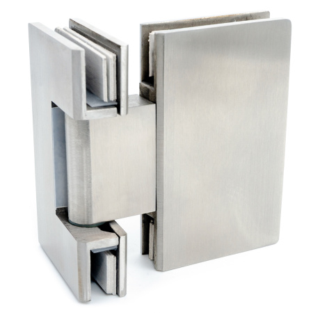 CL-104S-MC Петля крепление стекло-стекло 180°, Хром Матовый