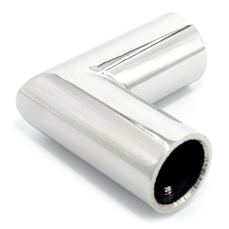 CK-502D19-PC Коннектор труба-труба 90°, D19мм, Хром глянцевый