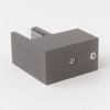 Крепление штанги 15х15 к стеклу Графит S10-1505GF