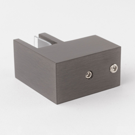 Крепление штанги 15х15 к стеклу Графит S10-1505GF