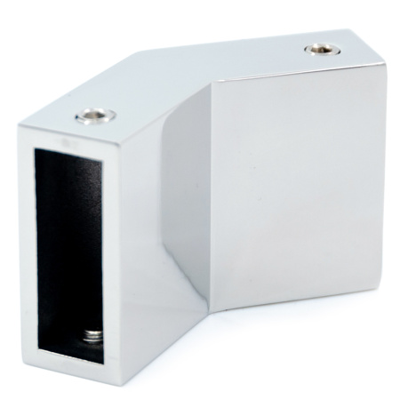 CK-105D30-PC Коннектор трек-трек 135° прямоугольный, 30*10, Хром глянцевый