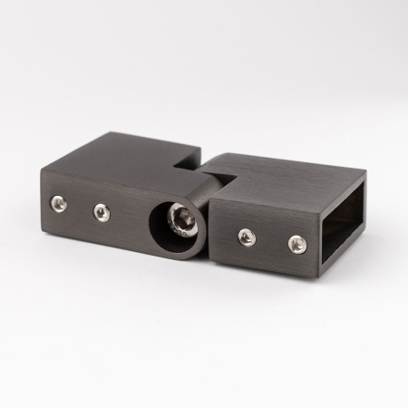 Регулируемое угловое соединение для штанги 30х10 Графит S10-30R02GF