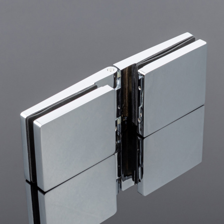 P03-100CR/brass Петля стекло-стекло с защелкивающимися крышками, хром, латунь P03-100CR/brass Петля стекло-стекло с защелкивающимися крышками, хром, латунь