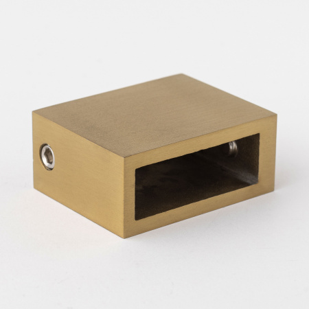 S02-500BGD/sus304 Соединитель труба стена-стекло 30*10, брашированное золото, sus304