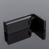 P03-106BLK/sus304 Петля стена-стекло, открывание 90˚, черный матовый, sus304