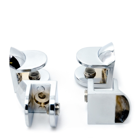 Держатель полки CS-101Z-PC, 10мм, комплект 4 шт,  Хром глянцевый