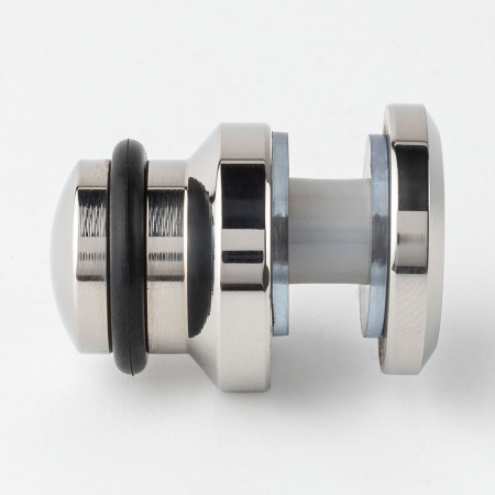 Фиксатор стекла к штанге 30х10 нижний Хром глянцевый S10-F3001PC