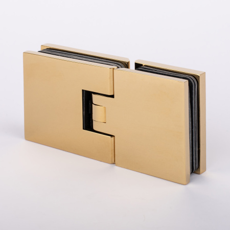 Петля стекло-стекло с  крышками,  яркое золото, латунь H1203-GD/brass Петля стекло-стекло с  крышками,  яркое золото, латунь H1203-GD/brass