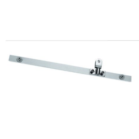 KK-204L850-PC Стабилизационная штанга стена-стекло, 30*15/850 ,  Хром глянцевый