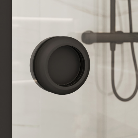 Комплект фурнитуры СП-ПЧ3 для раздвижной душевой кабины из стекла