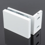 K02-203WM/sus304 Коннектор стекло-стена, белый матовый, sus304