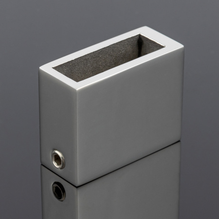 S02-500CR/sus304 Соединитель труба стена-стекло 30*10, хром, sus304